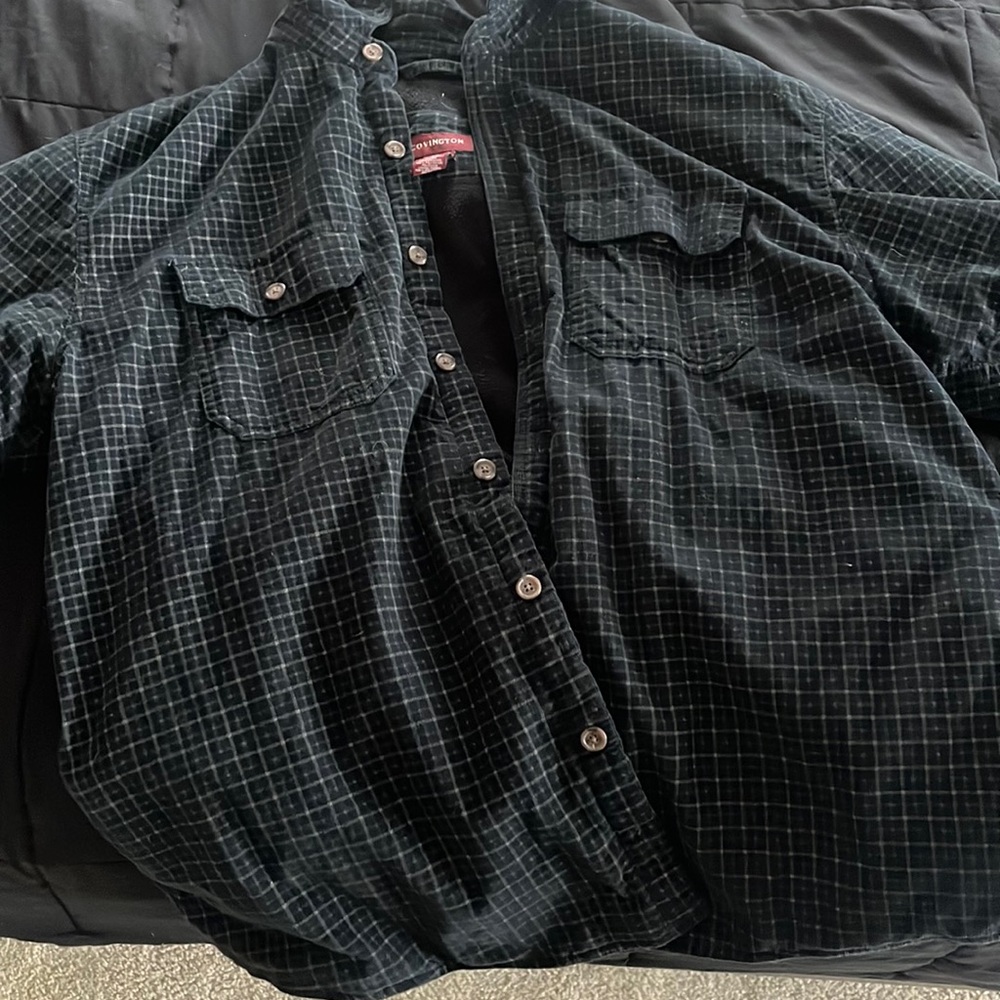 Insulated men’s flannel jacket